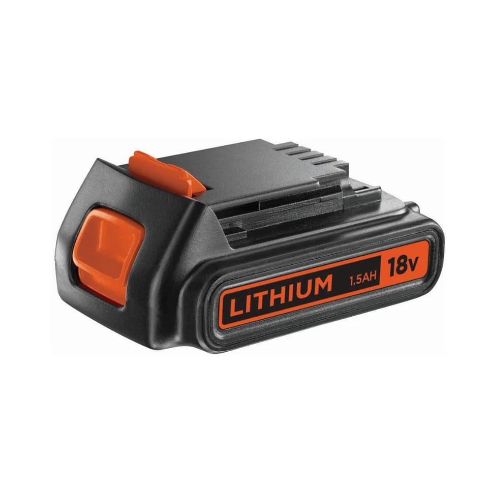 Black+Decker Batteria Ricaricabile 1.5Ah 18V Ioni di Litio Li-ion BL1518-XJ