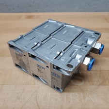 Festo Two VABV-S4-1S-G14-2T1 Pneumatic Manifold Bases + VABE-S6-1R-G12 End Plate