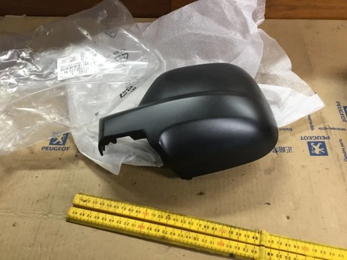 GENUINE PEUGEOT PARTNER B9 left door MIRROR black cover 1608750880 232635149