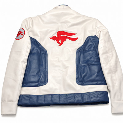 Star Fox MCcloud Game Bomber Style Leather Jacket / Star Fox Jacket with Logo