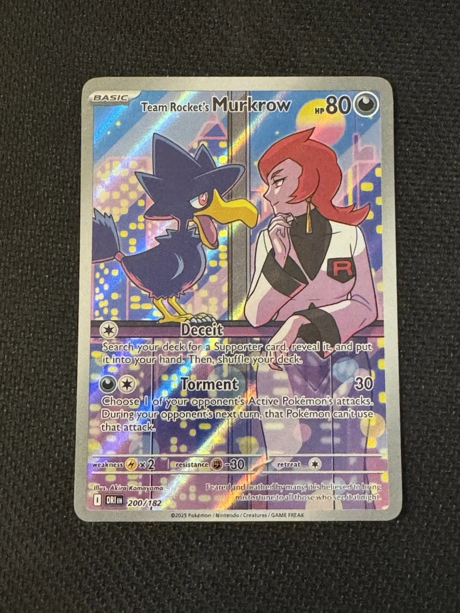 25+ Team Rocket's Murkrow Pokémon TCG Cards for sale | Updated Oct