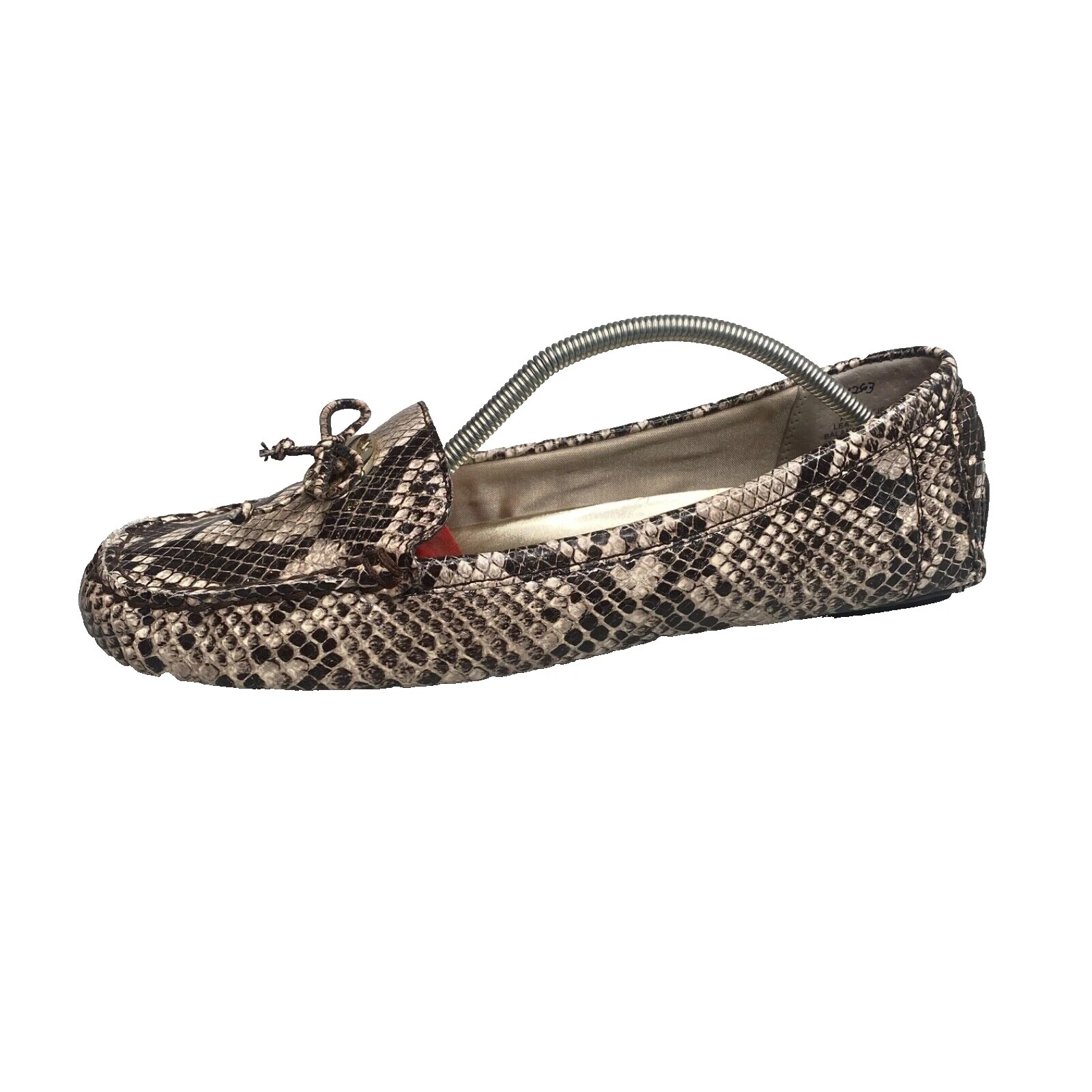 Tacón Bajo Informal Estampado Animal Anne Klein para mujeres