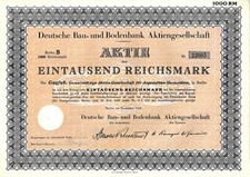 Deutsche Bau- und Bodenbank Aktiengesellschaft, 1928