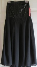 Merona Black dress ladies size 6 NWT strapless  cocktail dinner sequin New