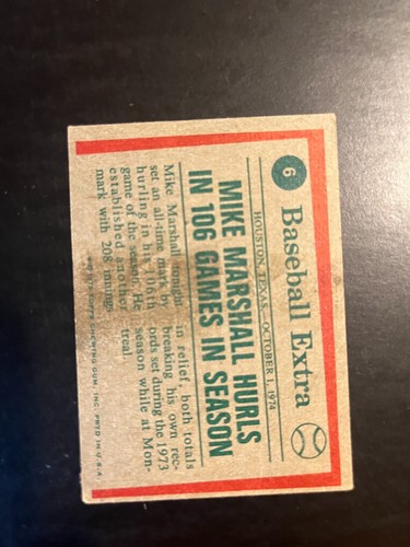 1975 Topps Baseball Cards (1-99) - Pick The Cards to Complete Your Set - Picture 7 of 166