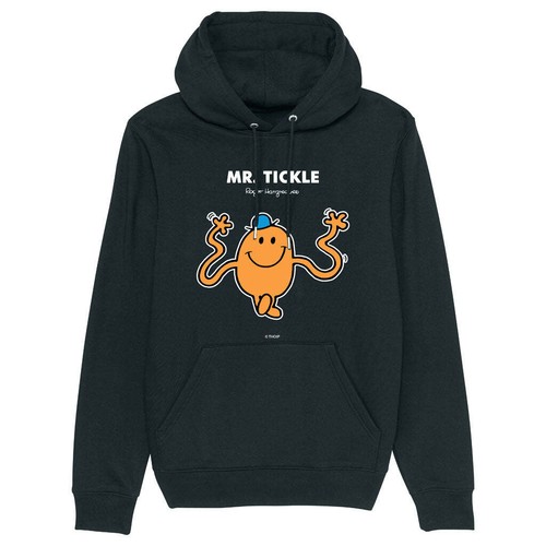 Mr Men Pullover Hoodie Mr. Tickle Organic Cotton Long Sleeve Kids Top Hoody - Picture 5 of 13