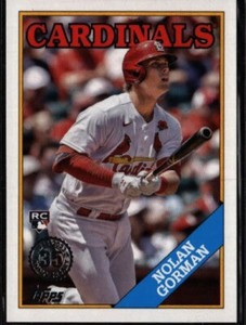 2023 Topps #T88-97 Nolan Gorman 1988 35th Anniversary Silver Pack F584