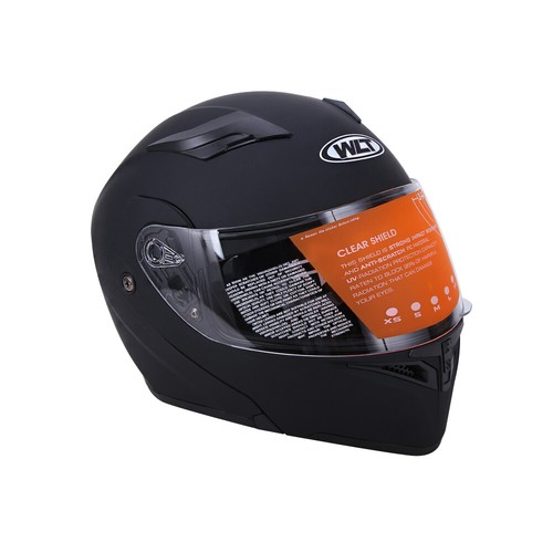 Motorcycle Dual Visor Flip up Modular Full Face Helmet M L XL XXL DOT Approved - Picture 12 of 29