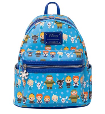 NWT Loungefly Disney Frozen Chibi Mini Backpack NWT Loungefly Disney Frozen Mini Backpack All Over Design  main image 2