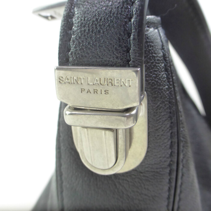 Saint Laurent Tuc Crossbody Shoulder Bag Shiny Lambskin
