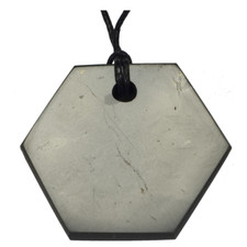 Shungite World Shungite Pendant Hexagon