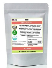Fig Extract Capsules 3500mg (Super Antioxidant, No additives, Pure) Ficus carica
