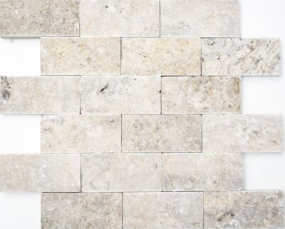 Marbre Natural Mosaïques Pierre Carrelage Stanford Gris Blanc