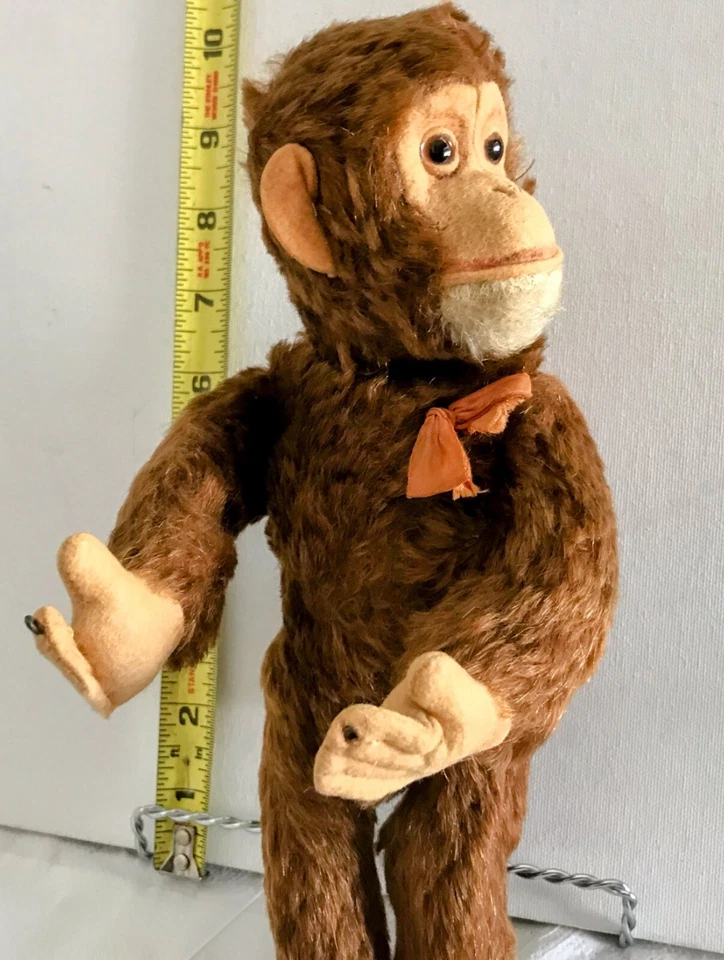 rare SCHUCO Monkey with tail turns Head mechanism 1950 - Image 4 of 4