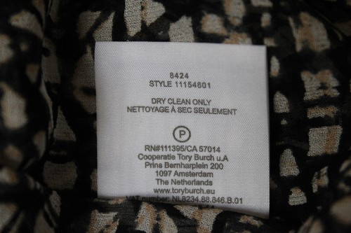 NWT Authentic TORY BURCH Tabora Caftan Coverup in Coconut Brown Size M/L $350 - Picture 11 of 12