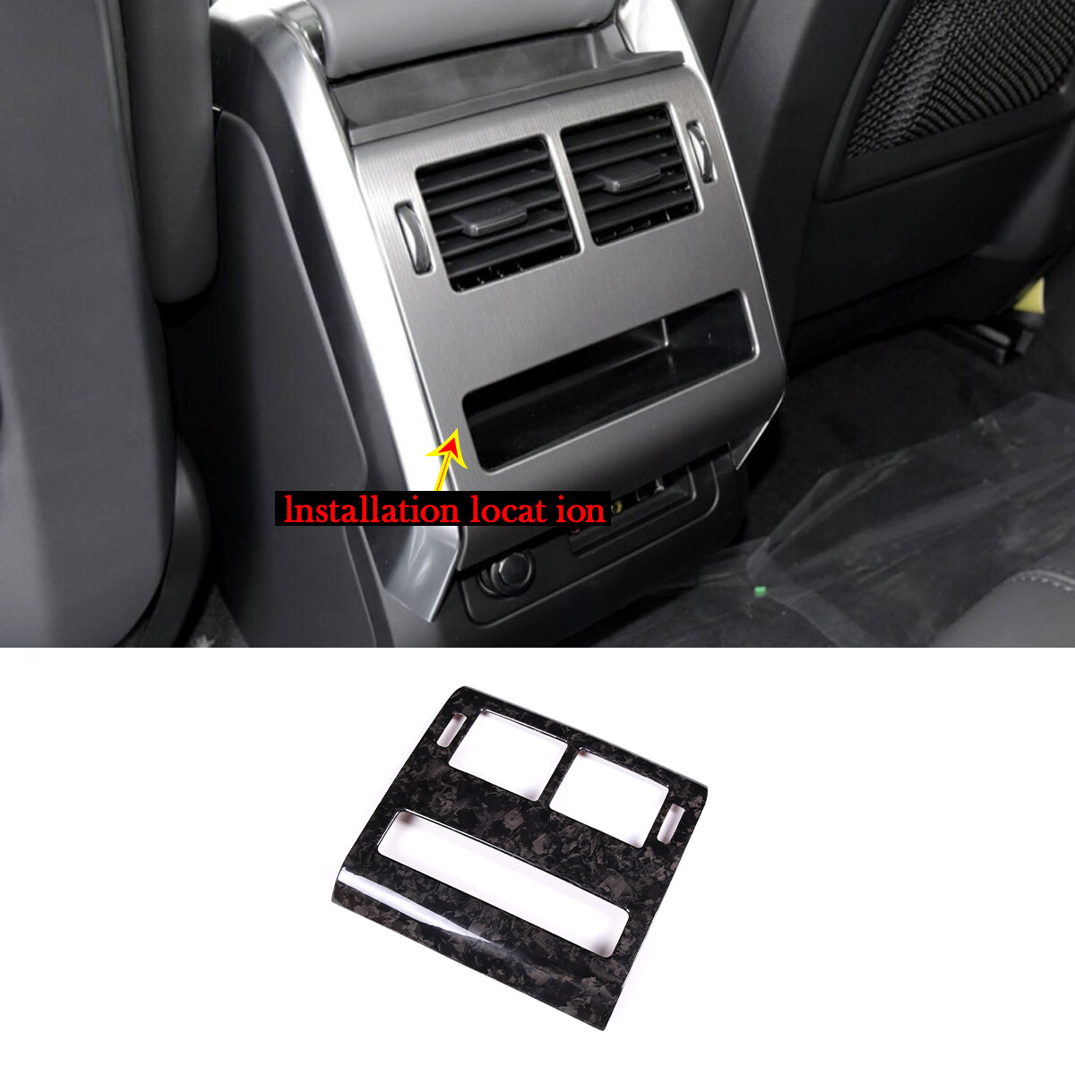 Forged pattern Rear Air Outlet Vent Cover Trim For Range Rover Sport ...