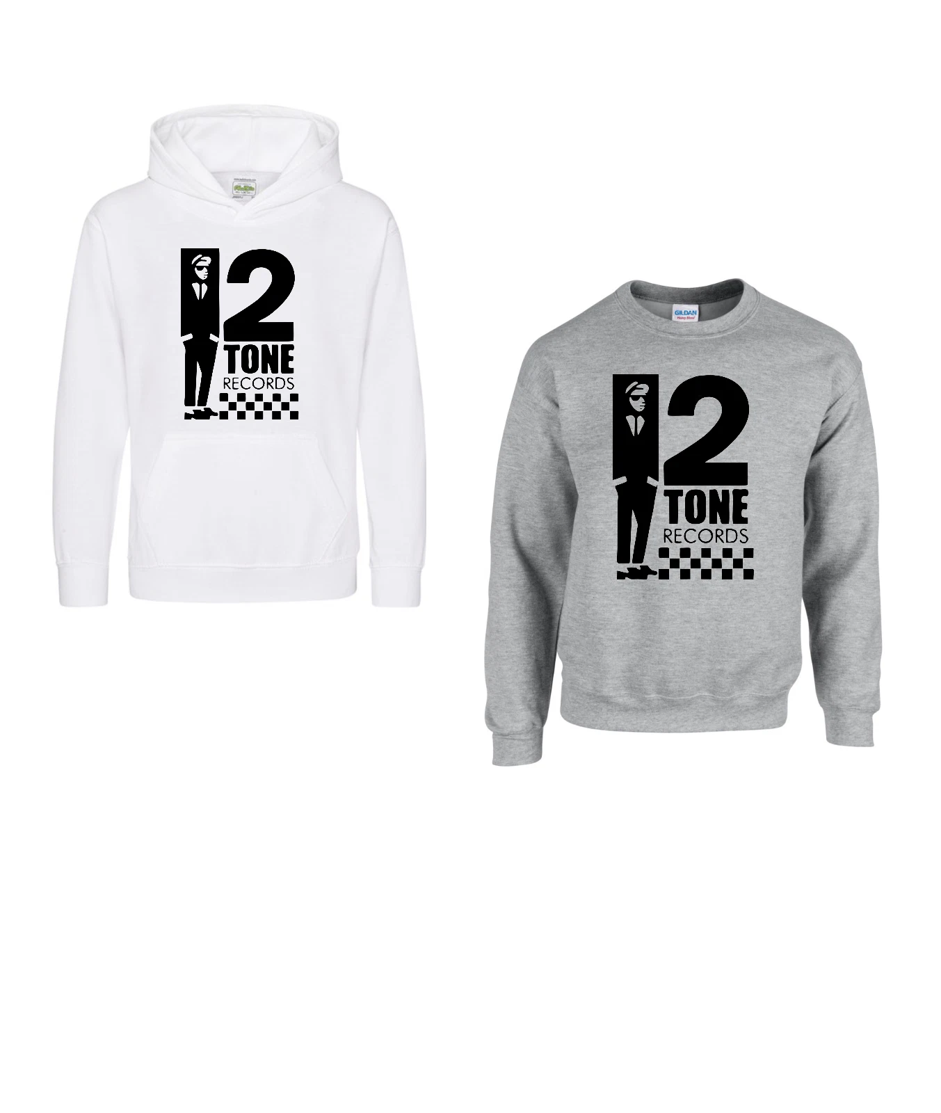2 Tone Records Hoodie, The Specials Retro Music Jumper, Unisex Hood Top