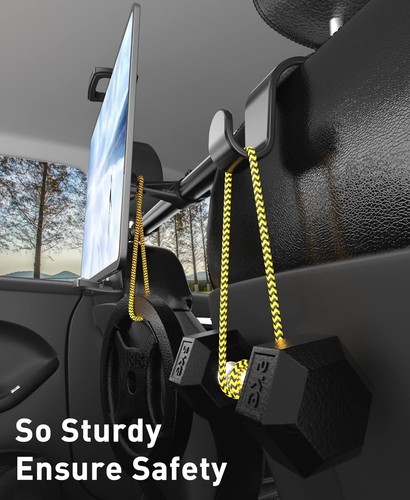 Car Tablet Holder Mount for iPad, fits 4.7-12.9" devices, adjustable stand. - Picture 7 of 8