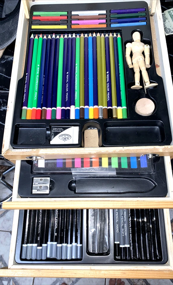 Royal & Langnickel Sketching Drawing Artist Easel Set 124 pc - Image 3 of 4