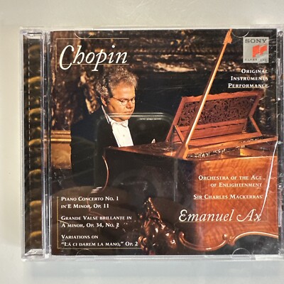 Chopin Piano Con No 1 Grande Valse Brillante CD Mackerras Record Club Version