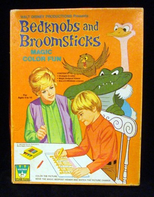 BEDKNOBS AND BROOMSTICKS Whitman MAGIC COLOR FUN in Box COMPLETE Used