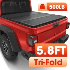 5.8FT Hard Tonneau Cover Truck Bed for 2007-2025 Chevy Silverado GMC Sierra 1500