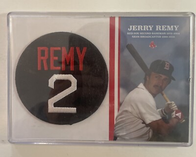 Jerry Remy Memorial Jersey Patch Boston Red Sox 4/20/22 Game Official ...