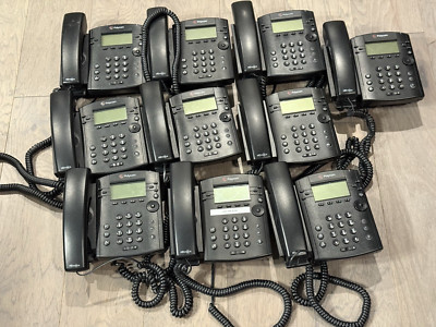 Polycom VVX300 Corded Backlit LCD Keypad Business Media Desktop Phone 10 Pcs Lot