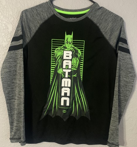 DC Jumping Beans Batman Active Boys Silky Long Sleeve Tee Size 12 (Set Of 2) - Picture 7 of 12