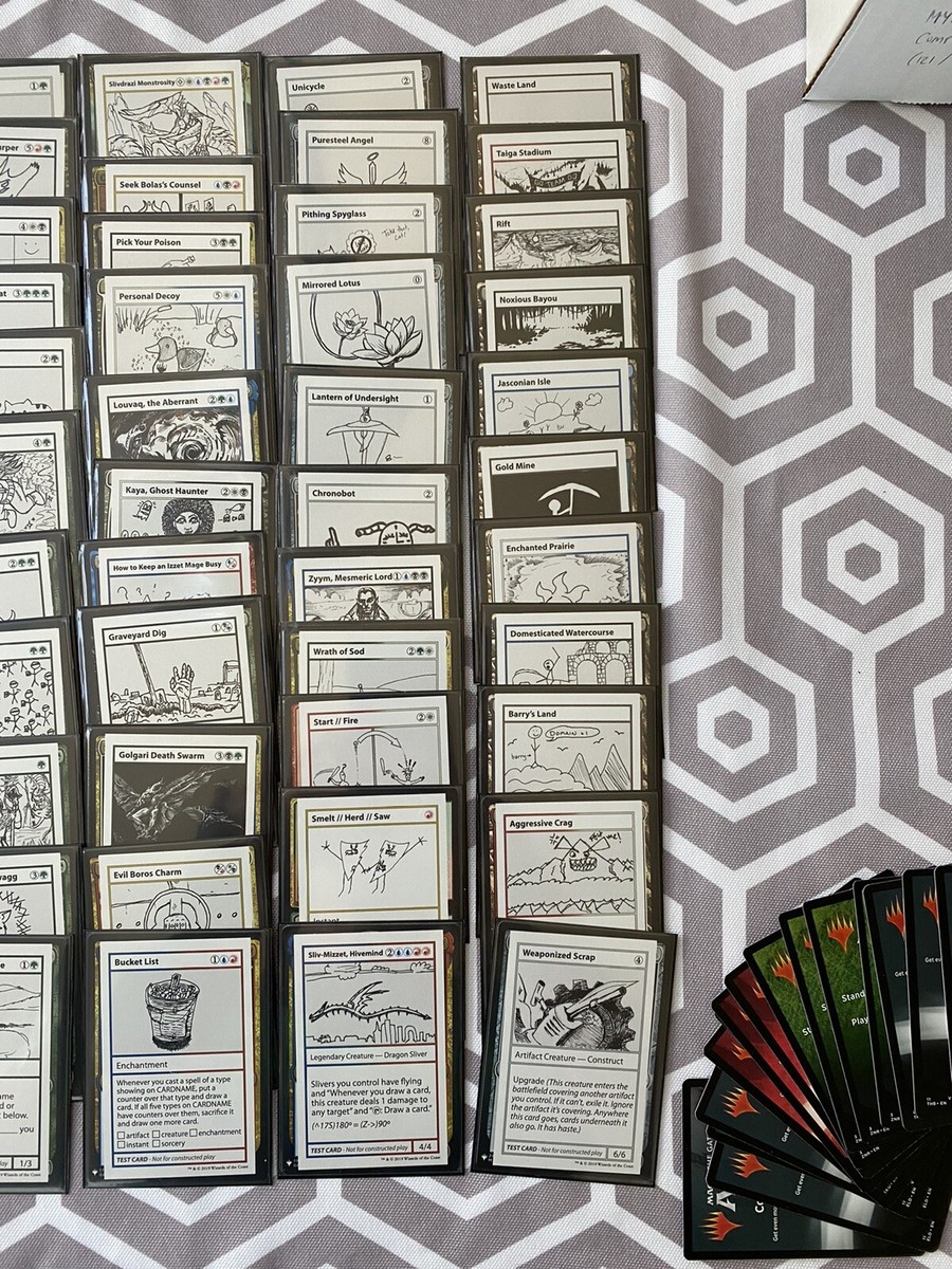 MTG COMPLETE SET Mystery Booster PLAYTEST Cards (121/121) 1st Ed