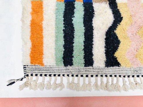Moroccan handmade rug Beni Ourain rug Berber wool rug Moroccan decor rug CustomR - Picture 5 of 7