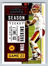2020 Panini Contenders #6 Dwayne Haskins Washington Football Team