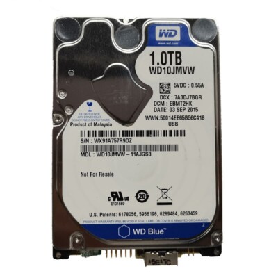 Western Digital 1TB WD10JMVW-11AJGS3 USB 3.0 Portable External HDD Hard Drive