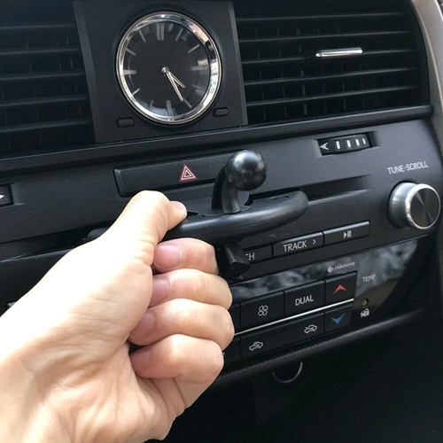 Ranura de CD para automóvil Soporte de teléfono móvil Montaje de 17 mm Base de cabeza esférica para soporte GPS para iPhone - Imagen 11 de 12