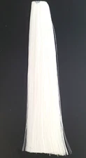 FISHAIR - STRAIGHT SUPERHAIR - WHITE - Bucktail Substitute - Fly Tying Material