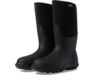 BOGS Z29115 Mens Black Classic High 14  Rubber/Neoprene WP Boot Size US 13 M
