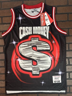 CASH MONEY RECORDS - Black Headgear Classics Basketball Jersey~Never Worn~XL 3XL