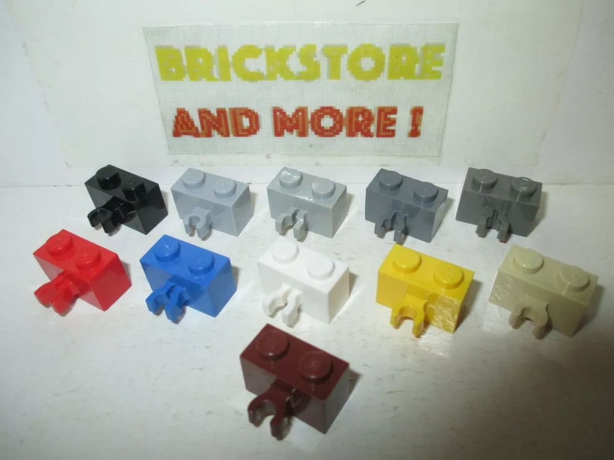 Lego - Brick Brique 1x2 2x1 Clip Mix 30237 30237b - Choose Color & Quantity