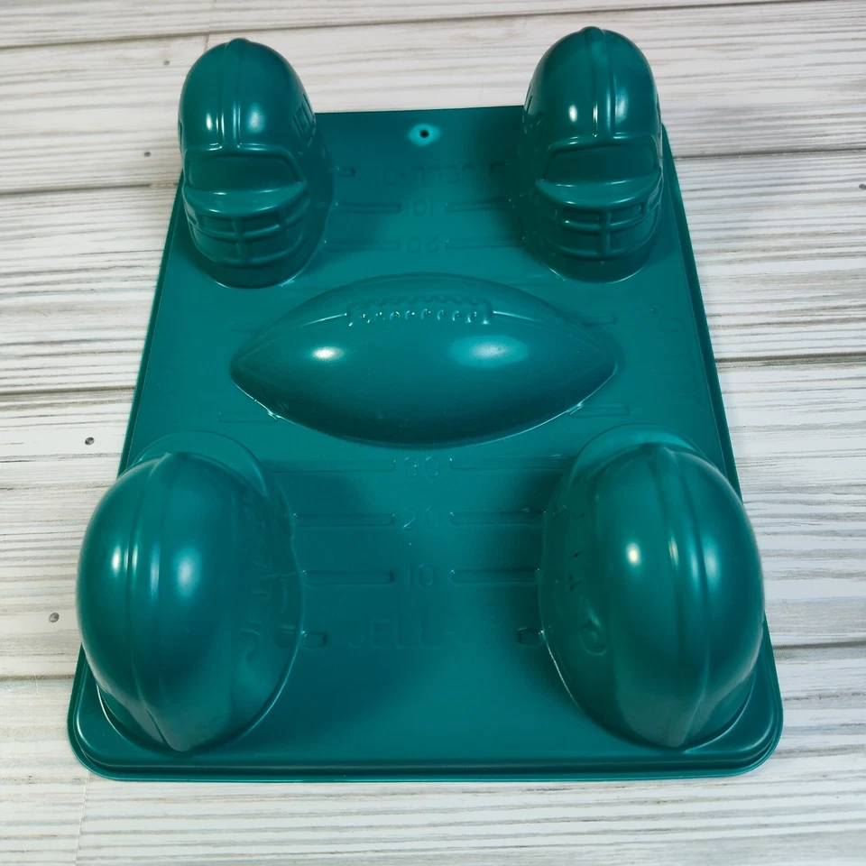 Jello Jell-O Jigglers Mold Lot Of 3 Football Helmets Christmas American Flag - Image 3 of 4