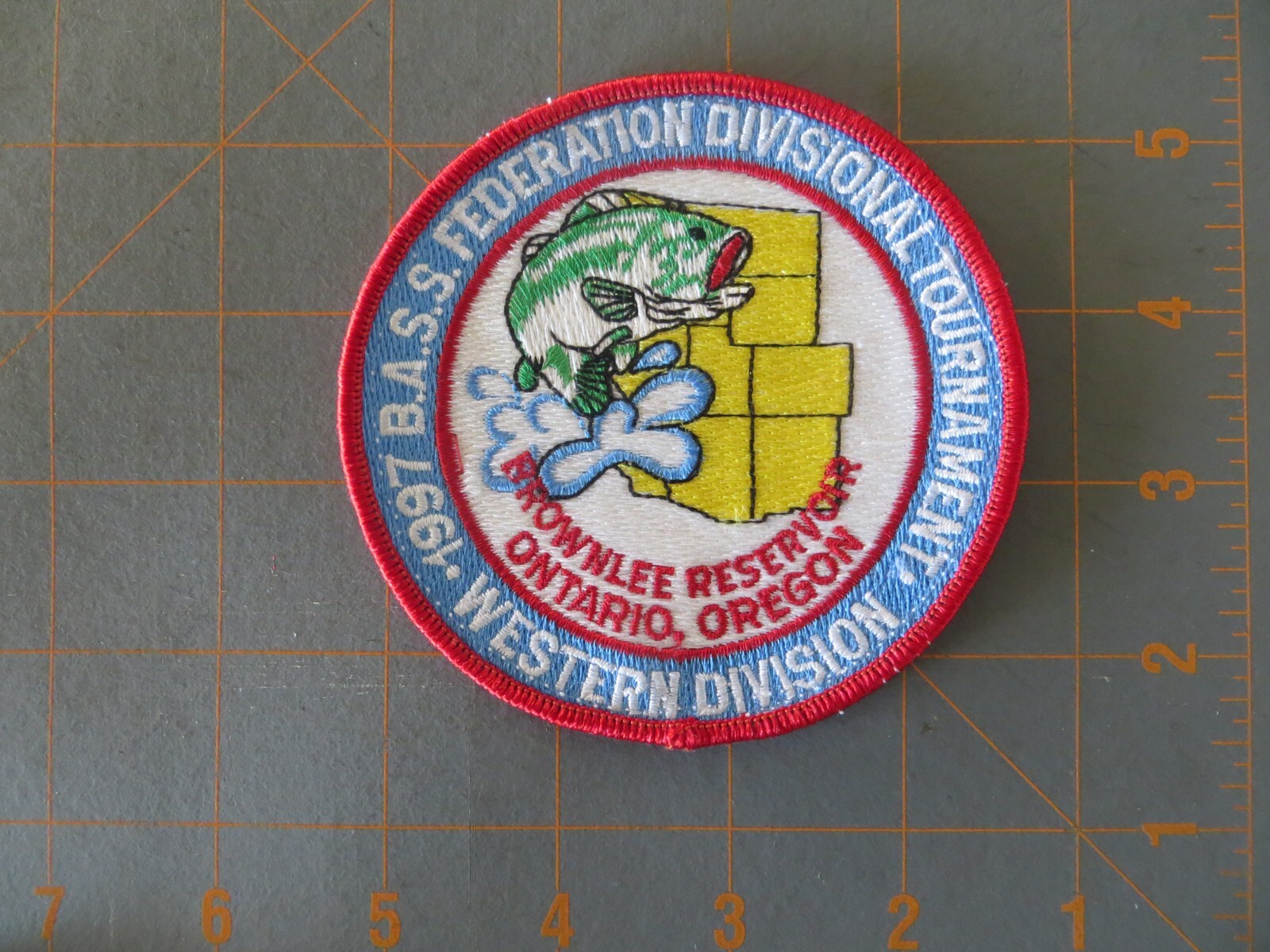 1997 Bassmaster Tournament Patch Brownlee Reservoir 4 inch eBay