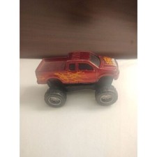 Vintage Red Sahara Truck Flames Vehicle Toy Xing Long