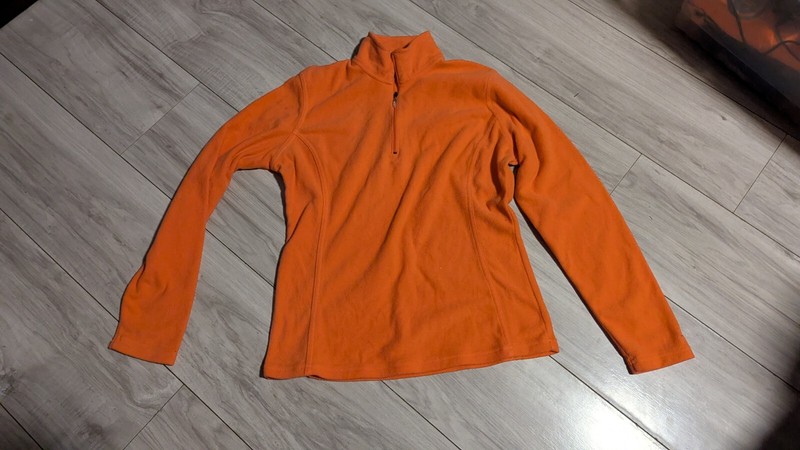 ORANGE CHAMPION  LONGSLEEVE SHIRT  SIZE SMALL