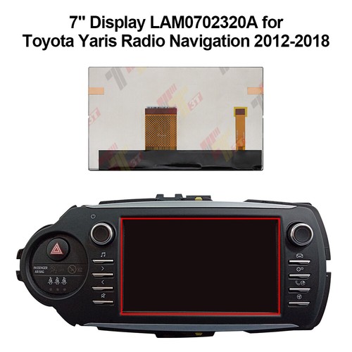 Display LAM0702320A für Toyota Camry RAV4 und Yaris Radio Navigation - Picture 1 of 8