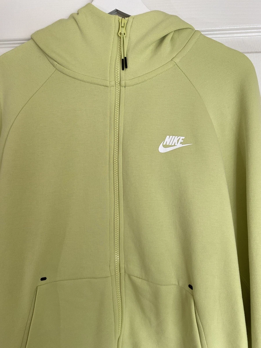 Green nike tech hoodie sale