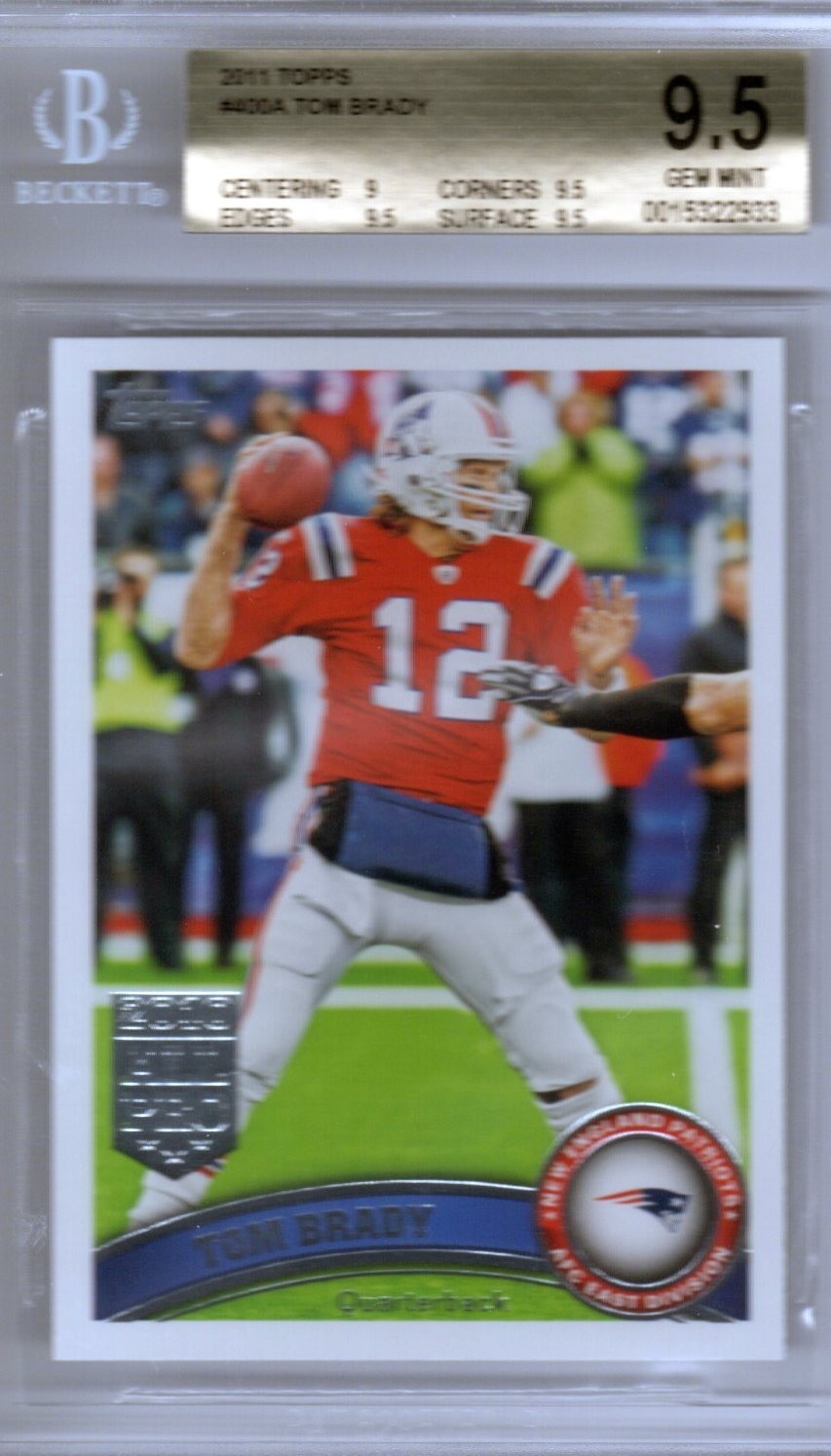 2011 Topps #400A TOM BRADY BGS 9.5 Gem Mint