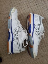 Asics White Gel Beyond Court Shoes UK 4 tennis squash