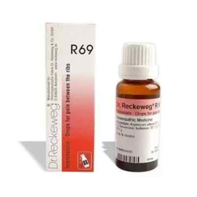 1xDr. Reckeweg R69 Drops 22ml | Rib Area Discomfort & Nerve Relief Free Ship
