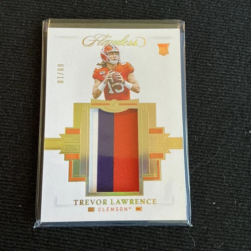 2021 Panini Flawless Collegiate Trevor Lawrence #RP-1 Rookie #09/10