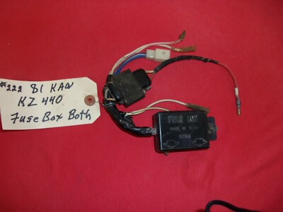 1981 Kawasaki KZ440 Both Fuse Boxes