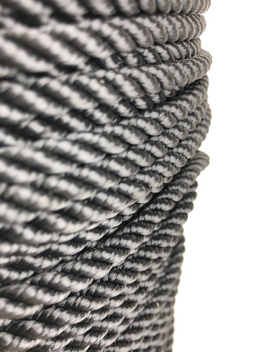 6mm Black 3 Strand Polyester Rope x 200 Metre Reel, Boats Yachts Sailing - Picture 5 of 7